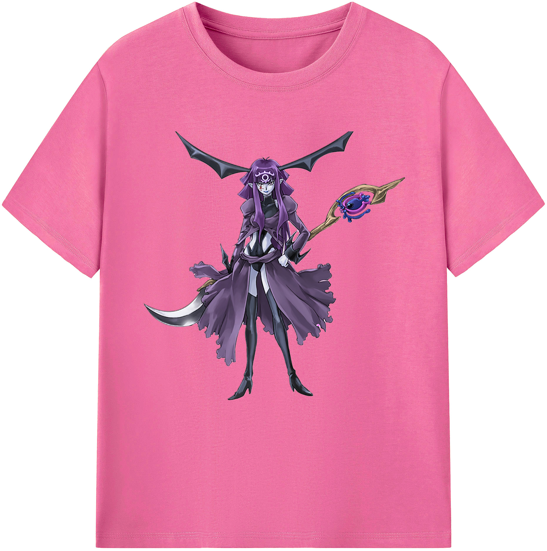 （画像用） 遊☆戯☆王 Yu-Gi-Oh! レディースカジュアルプリントTシャツ（綿100％）